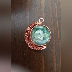 Moon Necklace with 2 sides